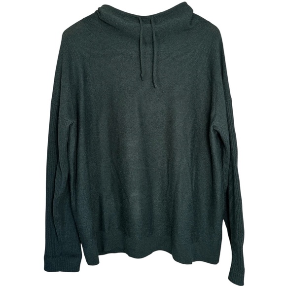 Pendleton Women’s Forest Green 100% Cashmere Knit Sweater with Cowl Neck - Picture 2 of 10